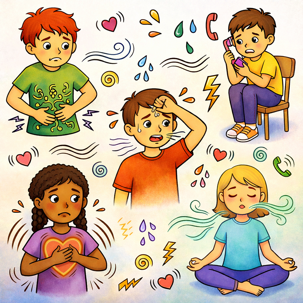 Was passiert bei Angst in meinem Körper